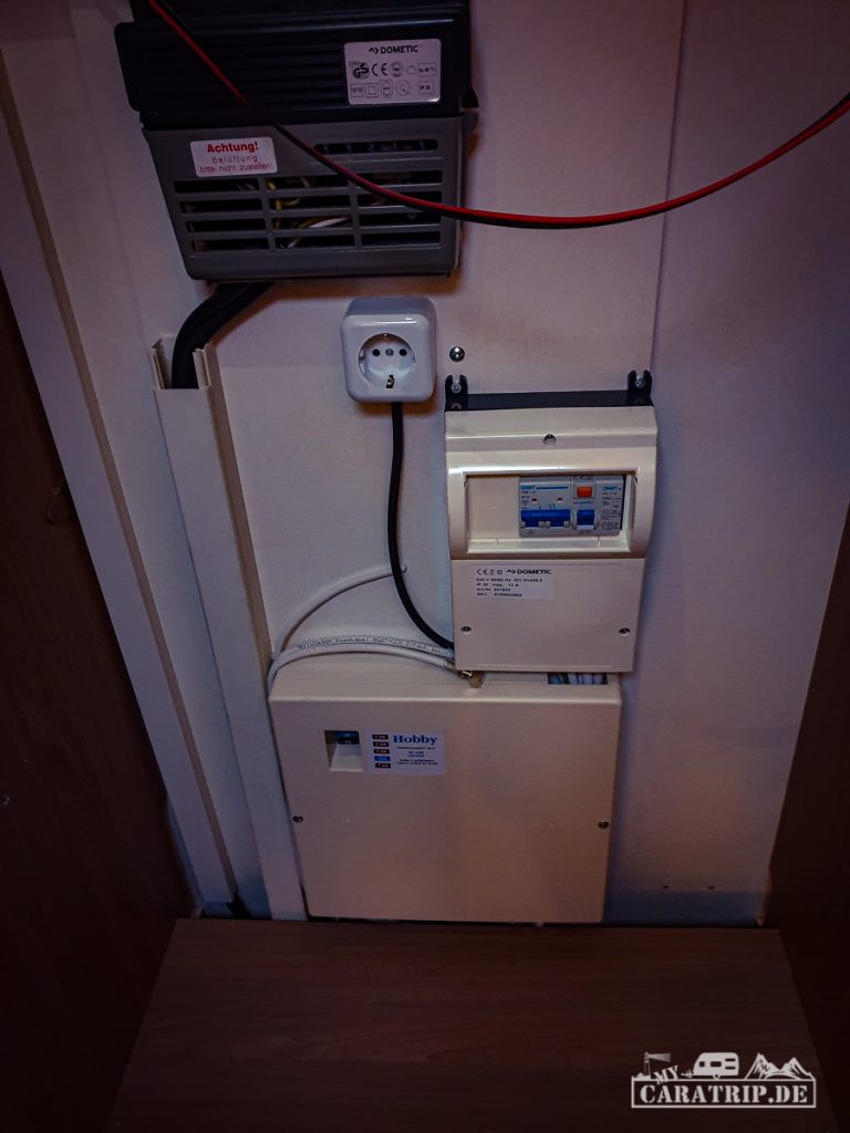 Stromverteilung im Wohnwagen