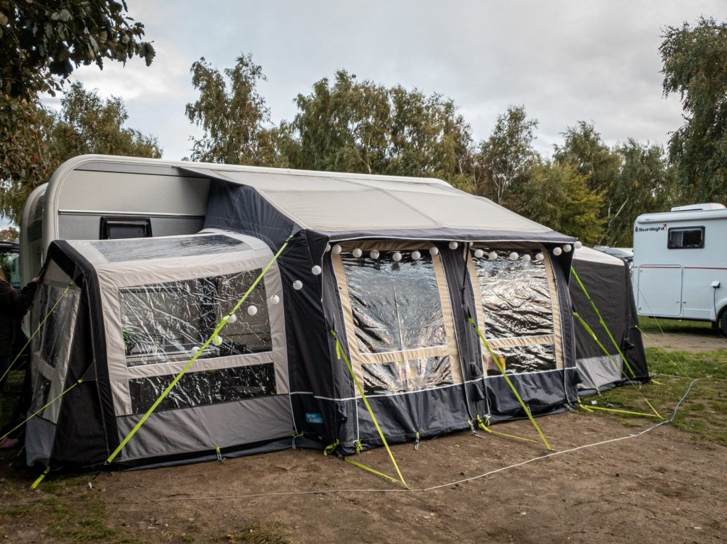 Rerik 2019 Vorzelt mit Anbau