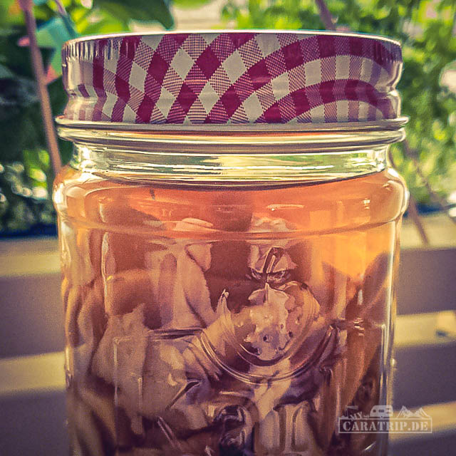 Ingwer eingelegt im Glas