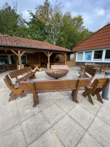 Grillplatz auf dem Campingplatz