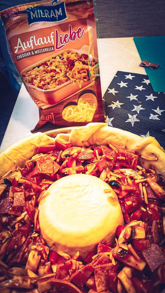 Füllung für die Pizza aus dem Omnia