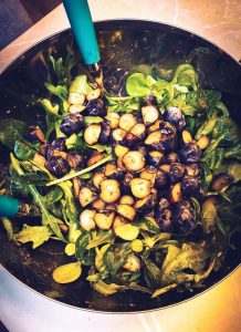 Rucola Heidelbeersalat